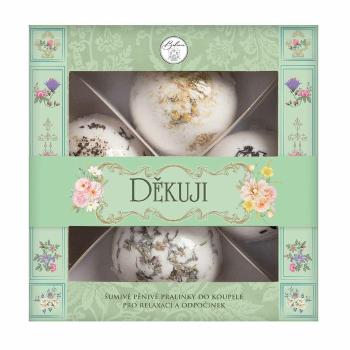 Bohemia Gifts Pralinky do kúpeľa - Děkuji, 4 ks