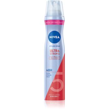 NIVEA Ultra Strong lak na vlasy s extra silnou fixáciou bez silikónu 250 ml