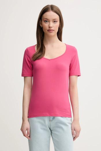 Tričko United Colors of Benetton dámske, ružová farba, 3FJHD401P