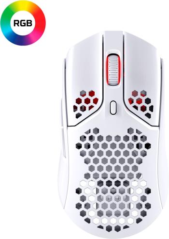 Gamer egér HyperX Pulsefire Haste Wireless Gaming Mouse White