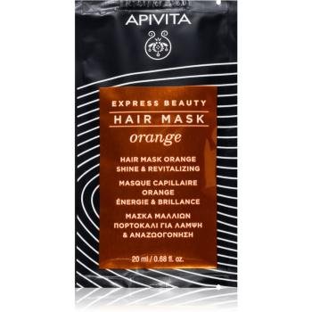 Apivita Express Beauty Hair mask Shine Orange revitalizačná maska na vlasy 20 ml