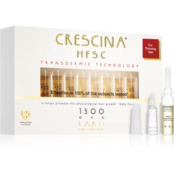 Crescina Transdermic 1300 Re-Growth starostlivosť pre podporu rastu vlasov pre mužov 20x3,5 ml