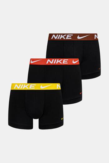 Boxerky Nike 3-pak pánske, čierna farba, 0000KE1156