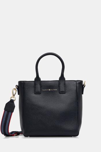 Kabelka Tommy Hilfiger tmavomodrá farba, AW0AW17861