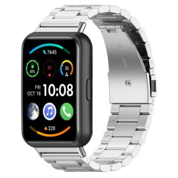 CLASSIC Kovový remienok pre Huawei Watch Fit 3 strieborný