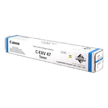 Canon originál toner CEXV47, cyan, 21500str., 8517B002, Canon IRA C250,255,350,351,355,IR-C250,255,350,351,355, O, azurová