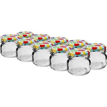 Zavárací pohár TWIST 30 ml s viečkom, balenie 10 ks (MAT25143)