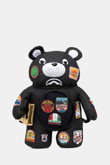 Ruksak Sprayground čierna farba, malý, vzorovaná, 910B7436NSZ