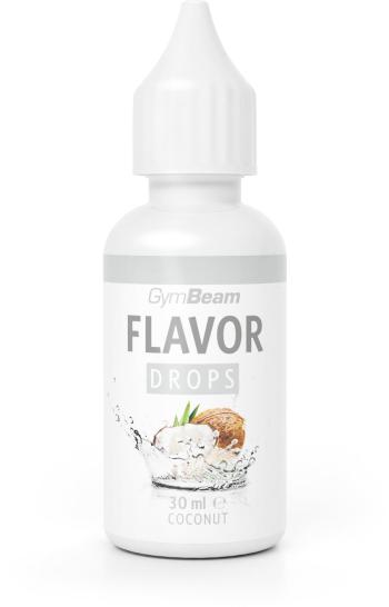 Édesítőszer GymBeam Flavor Drops 30 ml, kókuszos