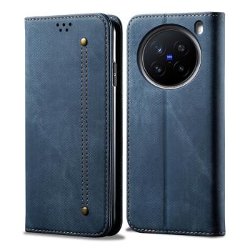 DENIM Peňaženkový kryt pre Vivo X200 Pro 5G modrý