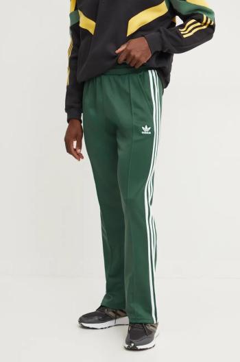 Tepláky adidas Originals 70S Track Pant zelená farba, vzorované, IX5224