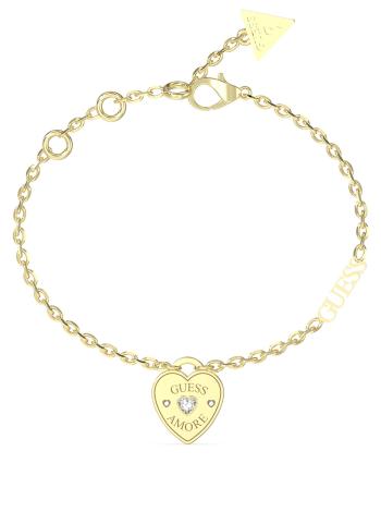 Guess Pôvabný pozlátený náramok Guess Amore JUBB05057JWYG 18,5 cm