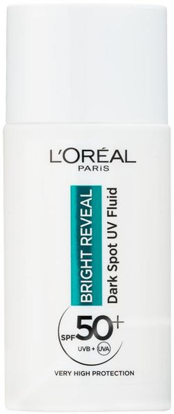 L´Oréal Paris Denný Anti-UV fluid proti tmavým škvrnám Bright Reveal SPF 50+ (Dark Spot UV Fluid) 50 ml