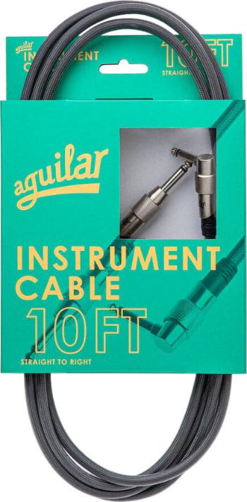 Aguilar INST-10RS 10ft / 3‚05 m Zalomený-Rovný Nástrojový kábel