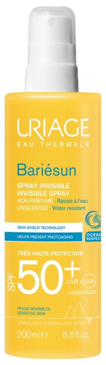 Uriage Neparfémovaný sprej na opaľovanie SPF 50+ Bariesun (Invisible Spray) 200 ml