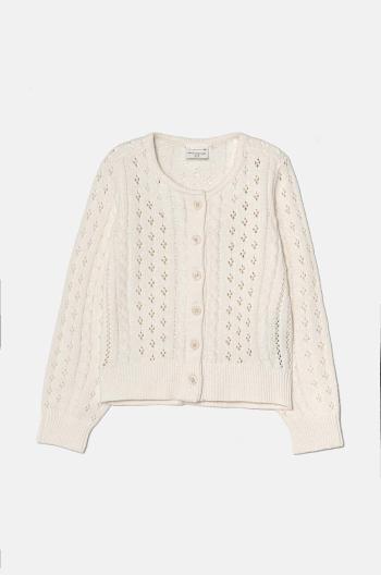 Detský kardigan Abercrombie & Fitch béžová farba, ľahký, KI250-4096
