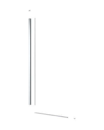 Set pro znížený walk-in výška 100 cm SAT chróm SATWISPROFIL