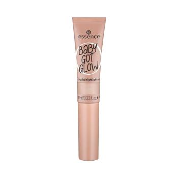 Essence  Liquid Highlighter Baby Got Glow - 10 Sassy in Silk  Rozjasňovače Biela