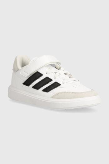 Detské tenisky adidas COURTBLOCK EL C biela farba, ID6506
