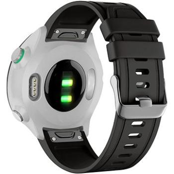Eternico Essential pro Garmin Quickfit 20mm Solid Black (AET-QF20E-SoBl) + ZDARMA Remienok na hodinky Eternico