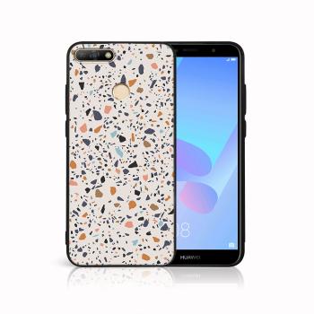 MY ART Ochranný kryt pre Huawei Y6 Prime 2018 BEIGE TERRAZZO (162)