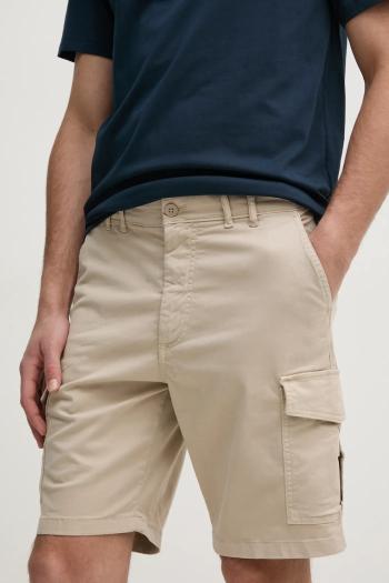 Šortky Pepe Jeans SEASONAL CARGO SHORT pánske, béžová farba, PM801179