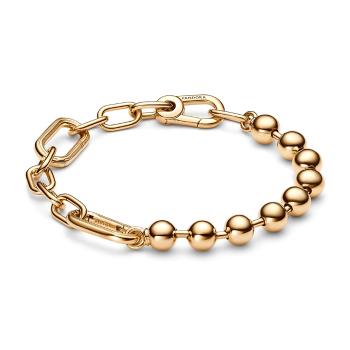 Pandora Fashion pozlátený náramok na prívesky Shine Me 562793C00 23 cm