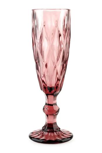 Sada pohárov Affek Design Elise 180 ml 6-pak ružová farba