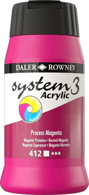 Daler Rowney System3 Akrylová farba Process Magenta 500 ml 1 ks