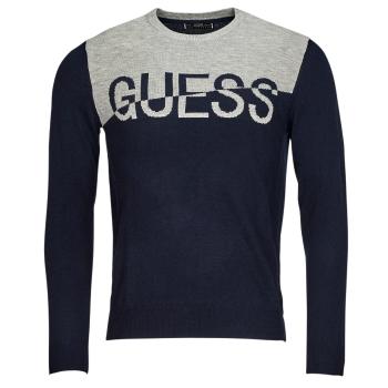 Guess  ALEX LS CN LOGO SWEATER  Svetre Námornícka modrá