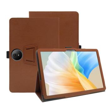 LEATHER Zaklápacie puzdro pre TCL NxtPaper 11 Plus hnedé