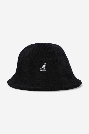 Klobúk Kangol Velour Slub Casual K5319.BLACK-BLACK, čierna farba