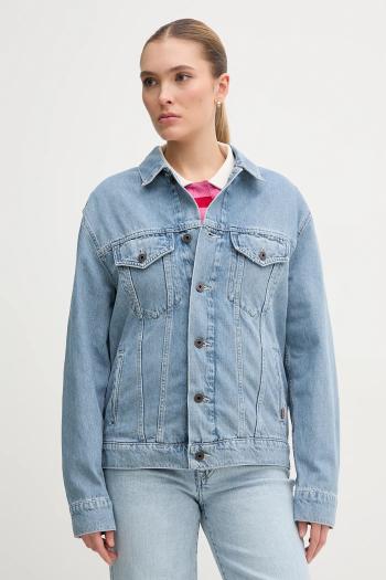 Rifľová bunda Pepe Jeans BOYFRIEND JACKET prechodná, PL402390IA4