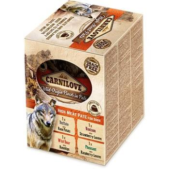 Carnilove Dog Pouch Paté Multipack 4×  300 g (5060166592288)