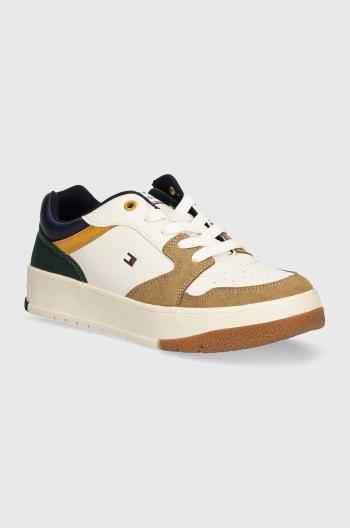 Detské tenisky Tommy Hilfiger hnedá farba, T3X9-33639