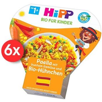 HiPP BIO Paella so zeleninou a kuracím mäsom 6× 250 g (4062300377462)