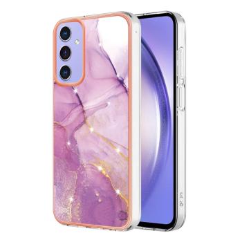 IMD MARBLE Ochranný kryt pre Samsung Galaxy A15 / A15 5G PURPLE