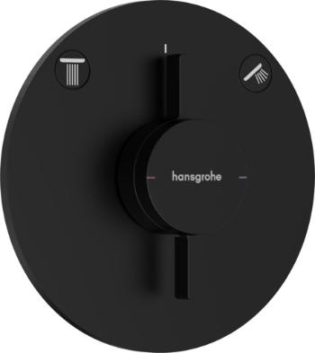 Sprchová a vaňová batéria Hansgrohe DuoTurn S bez podomietkového telesa matná čierna 75418670