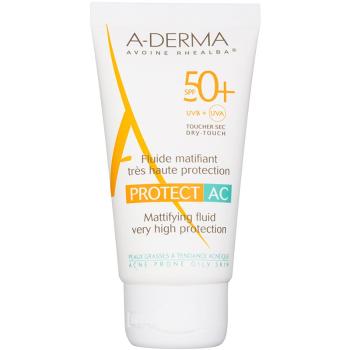 A-Derma Protect AC zmatňujúci pleťový fluid SPF 50+ 40 ml