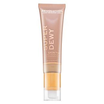 Makeup Revolution Super Dewy Skin Tint Moisturizer - Fair tónujúce a hydratačné emulzie 55 ml