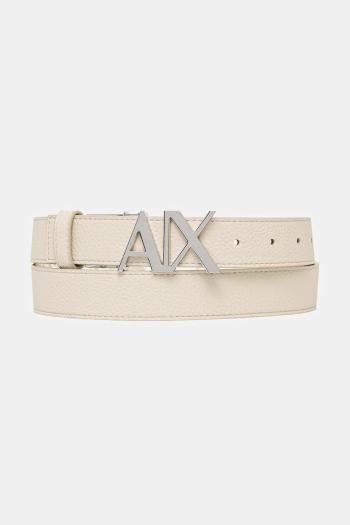 Opasok Armani Exchange béžová farba, XW001203 AF13680