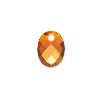 Sparkling Jewels Oválny prívesok z citrínu PENGEM38-MO