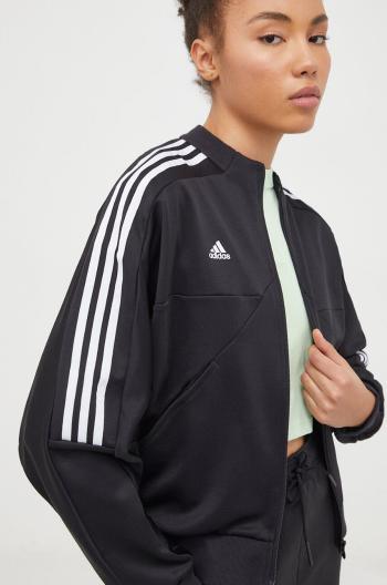 Mikina adidas TIRO dámska, čierna farba, s nášivkou,  IS4345