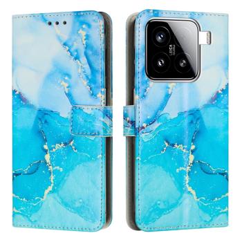 ART MARBLE Peňaženkový kryt pre Xiaomi 15 BLUE