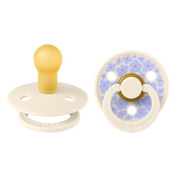 BIBS STUDIO Cumlíky z prírodného kaučuku Colour Jasmine 2ks - veľkosť 2 - Ivory Mix