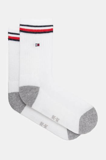 Detské ponožky Tommy Hilfiger 2-pak biela farba