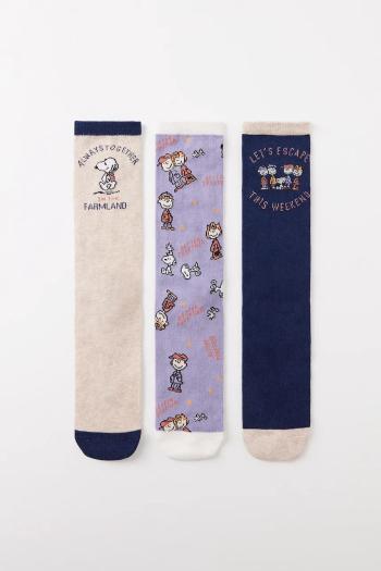 Bavlnené ponožky women'secret GENERIC SOCKS PACKS 3-pak tmavomodrá farba, 4488623