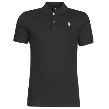 G-Star Raw  DUNDA SLIM POLO SS  Polokošele s krátkym rukávom Čierna