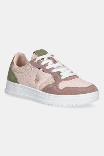 Tenisky U.S. Polo Assn.  KOSMO dámske, ružová farba, KOSMO009W/5SM1
