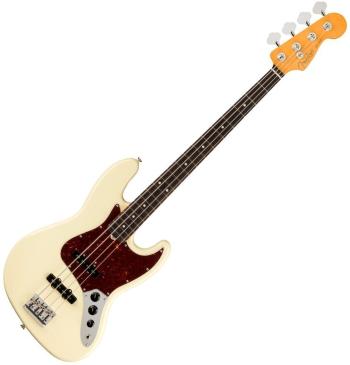 Fender American Professional II Jazz Bass RW Olympic White Elektrická basgitara